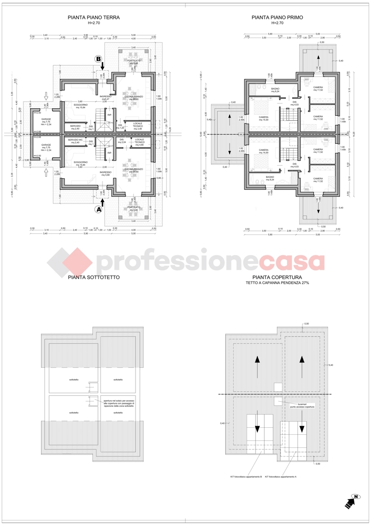 Villa Bifamiliare nuova a Barga