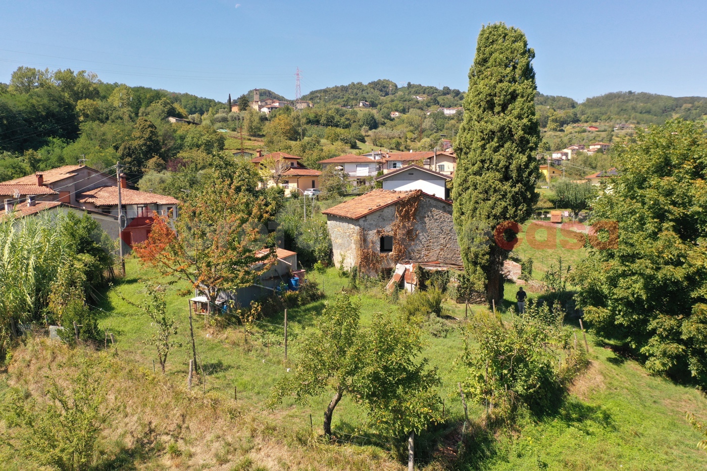 Villa con giardino a Molazzana