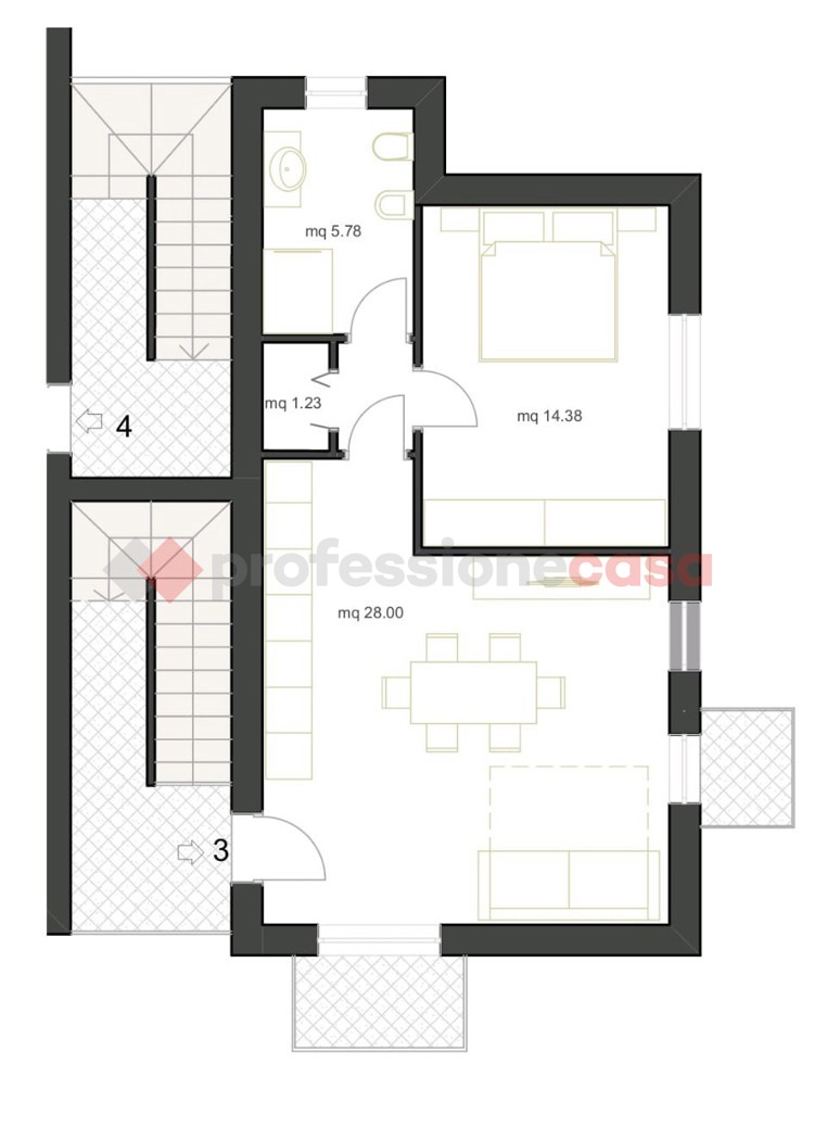 Bilocale nuovo a Legnago