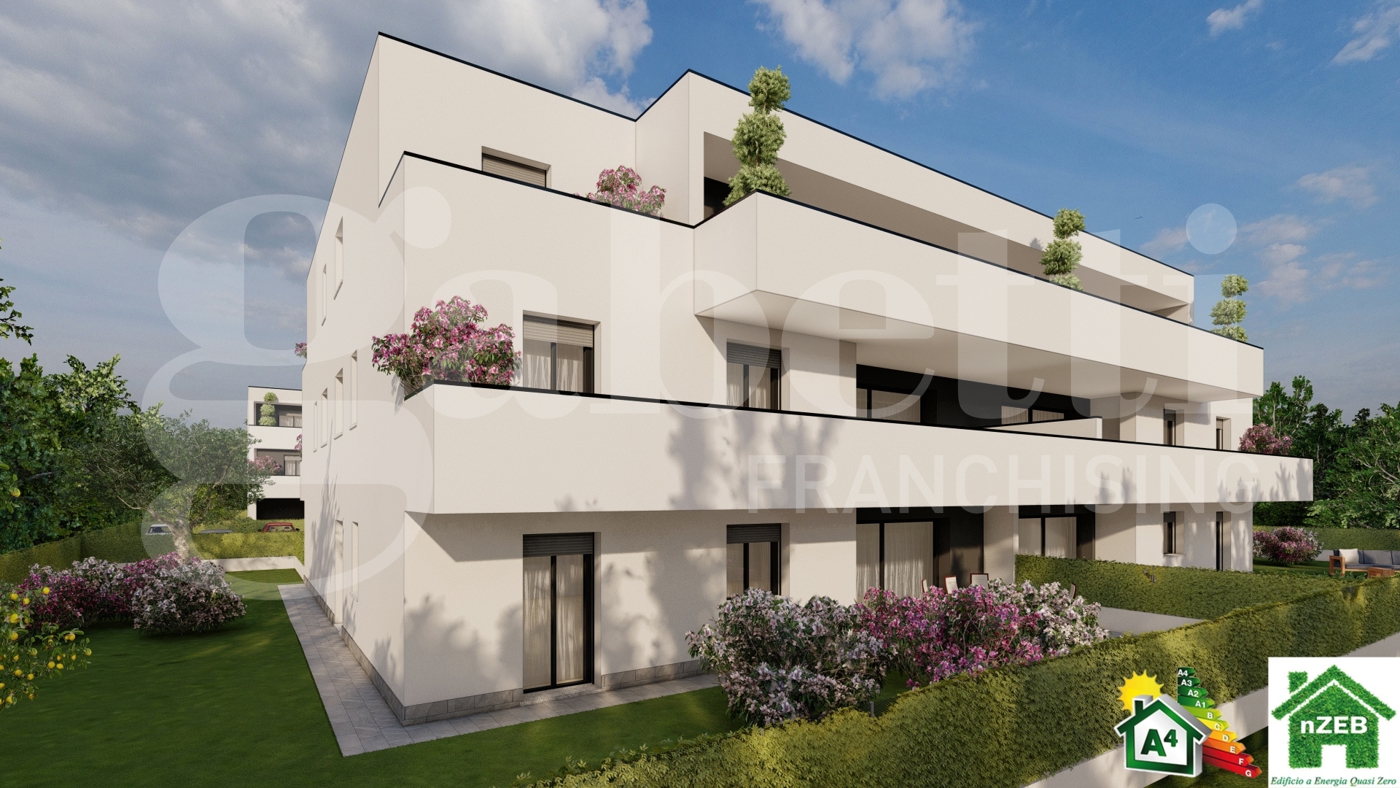 Trilocale con giardino a Saonara