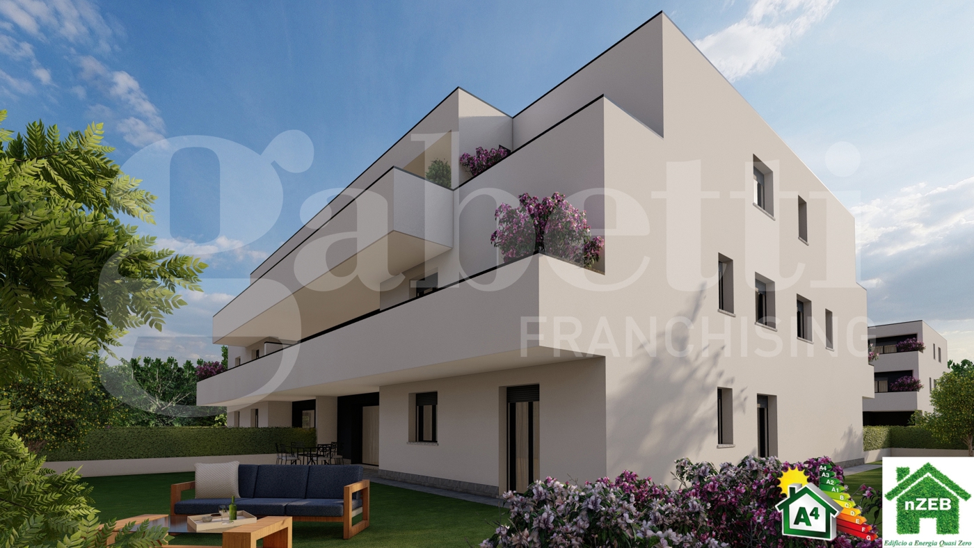 Trilocale con giardino a Saonara