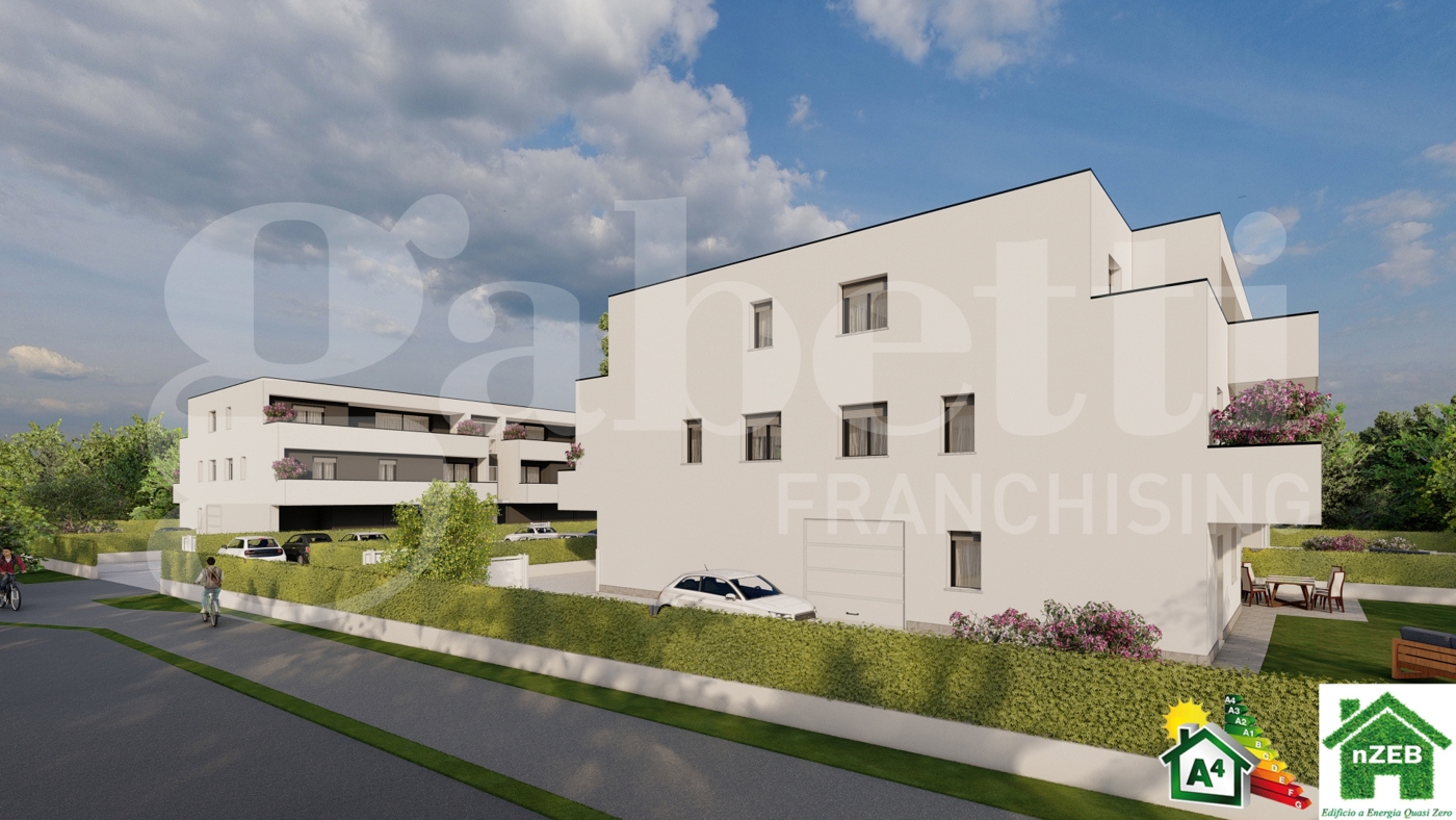 Trilocale con giardino a Saonara