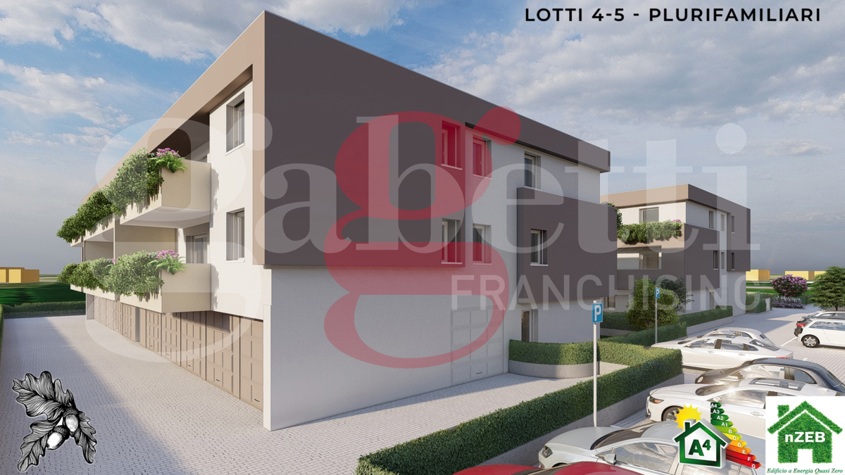 Trilocale con giardino a Saonara