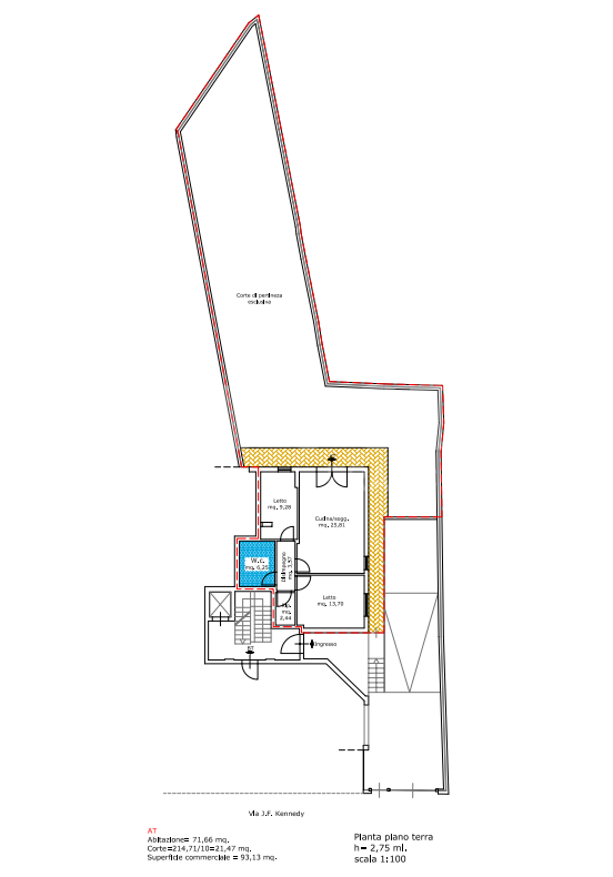Trilocale con giardino a Bagheria