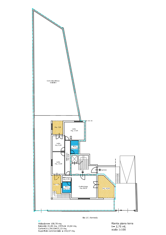 Quadrilocale con giardino a Bagheria