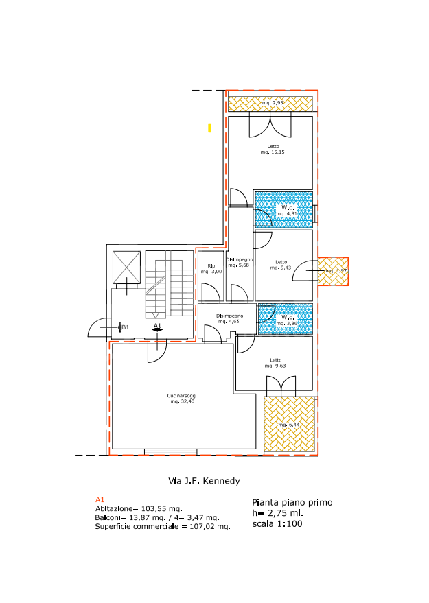 Quadrilocale ristrutturato a Bagheria