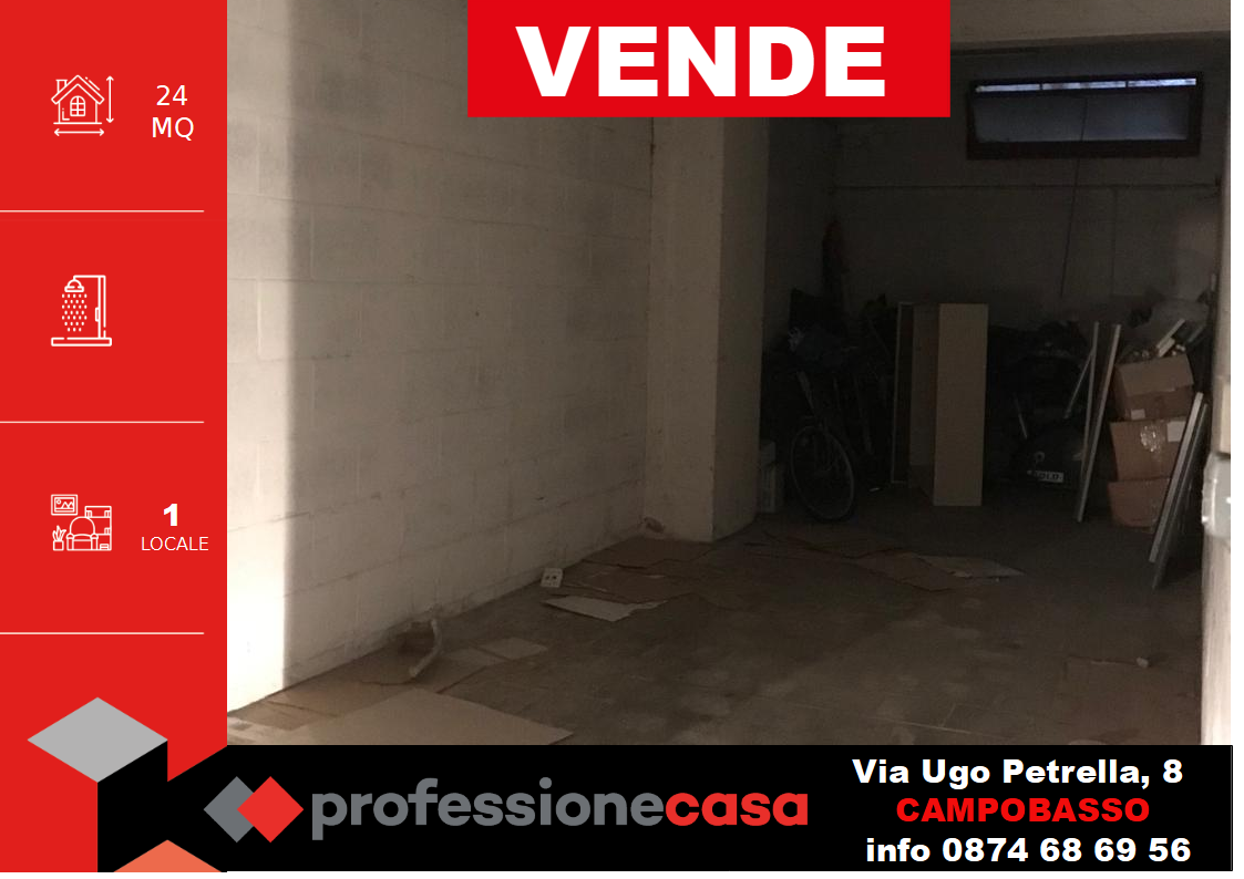 Box/Garage 24mq in vendita a Campobasso