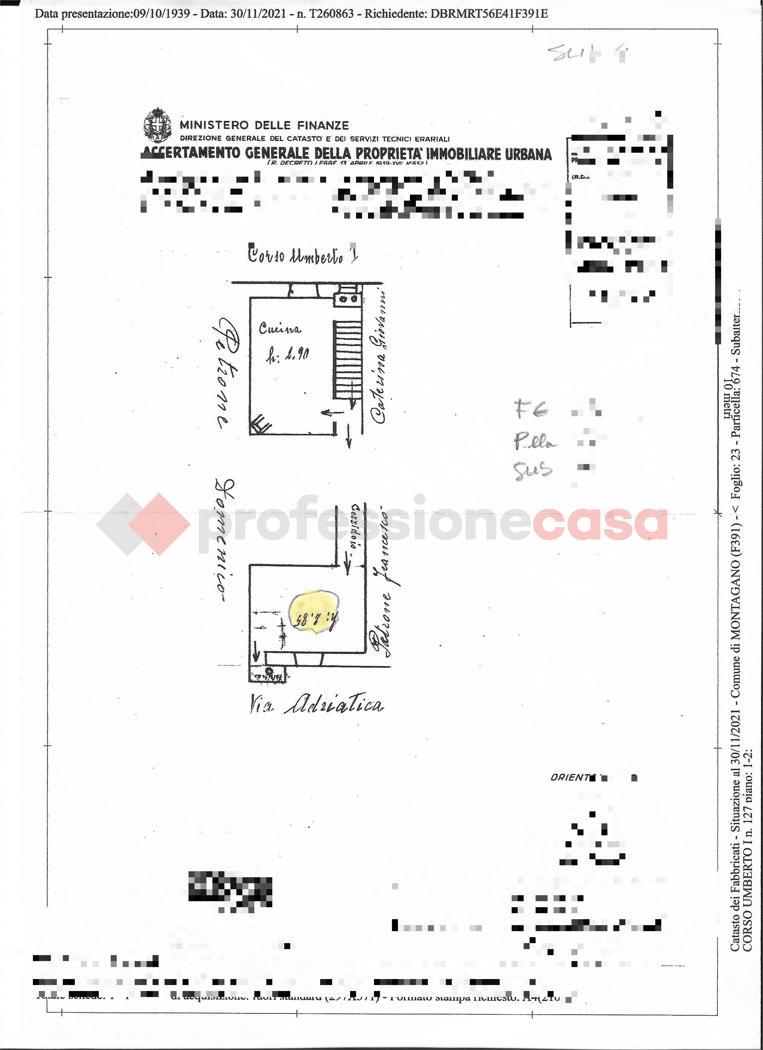 Casa indipendente da ristrutturare a Montagano