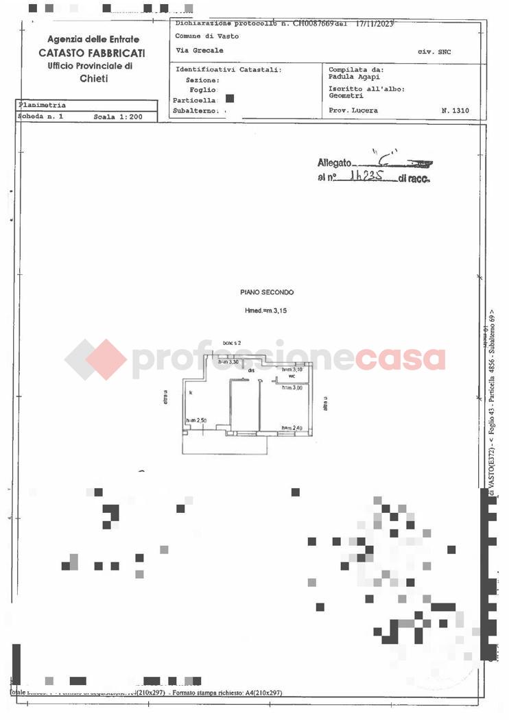 Trilocale con giardino a Vasto