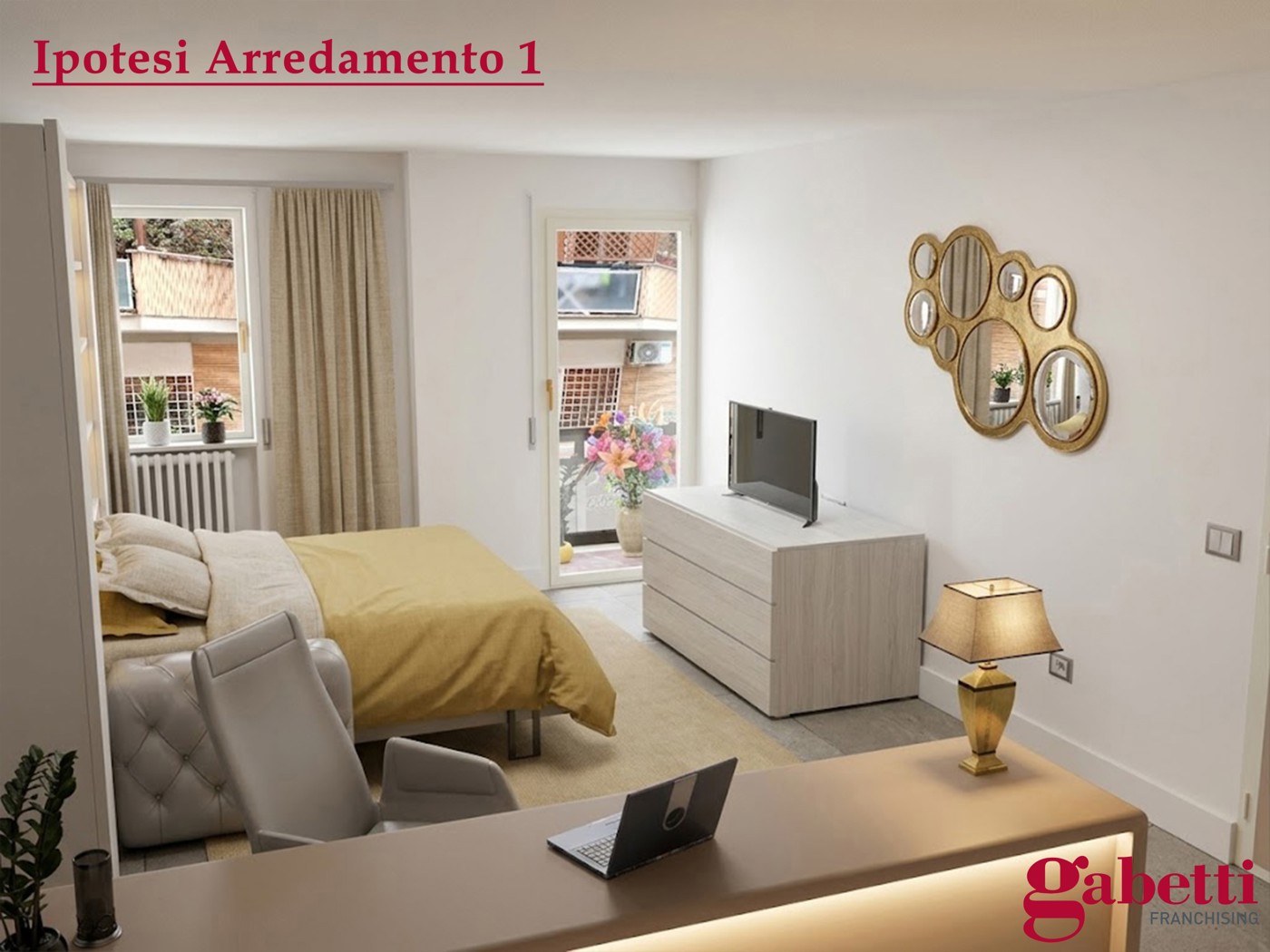 Monolocale ristrutturato a Roma
