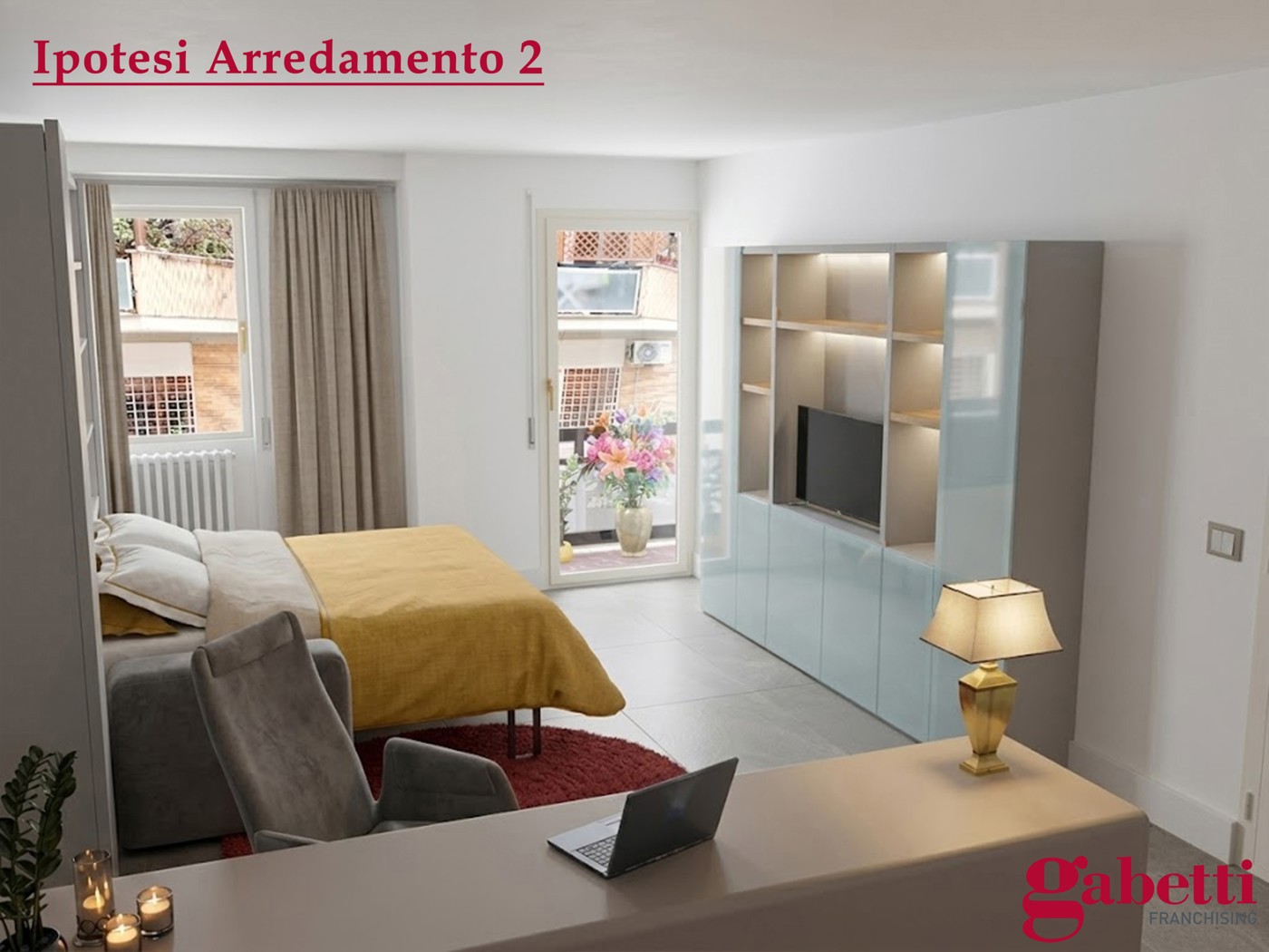 Monolocale ristrutturato a Roma