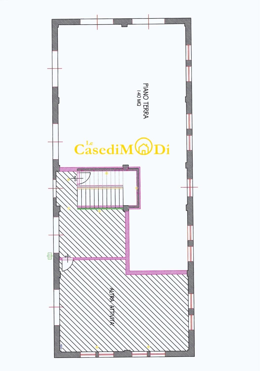 Locale commerciale nuova, Livorno porta a terra