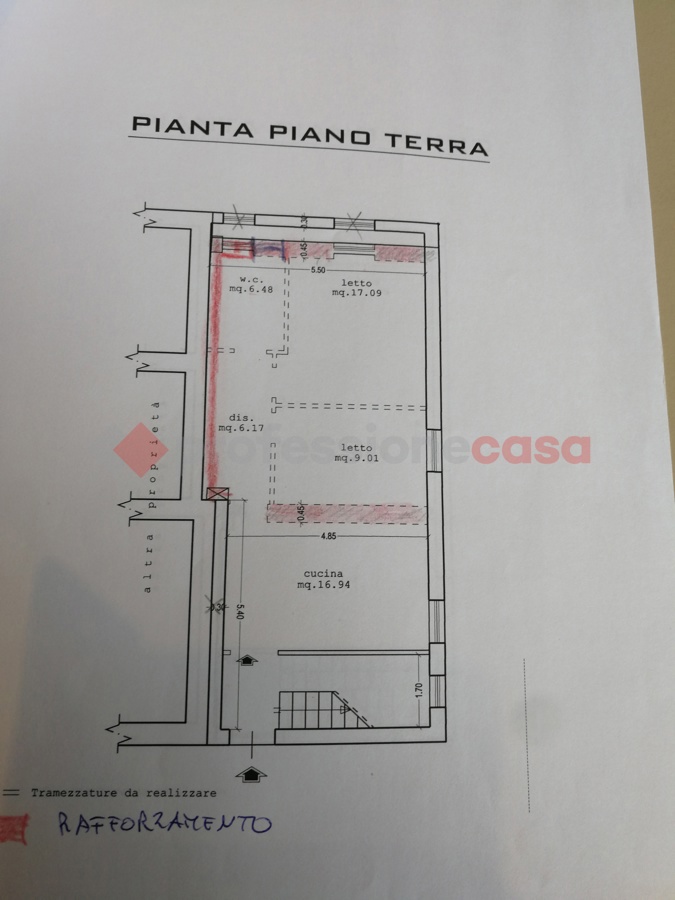 Appartamento da ristrutturare a Campoli Appennino