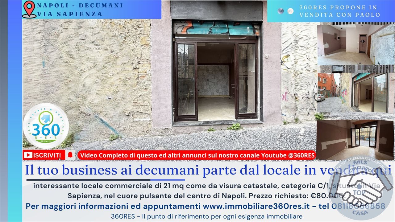 Locale commerciale in vendita a Napoli