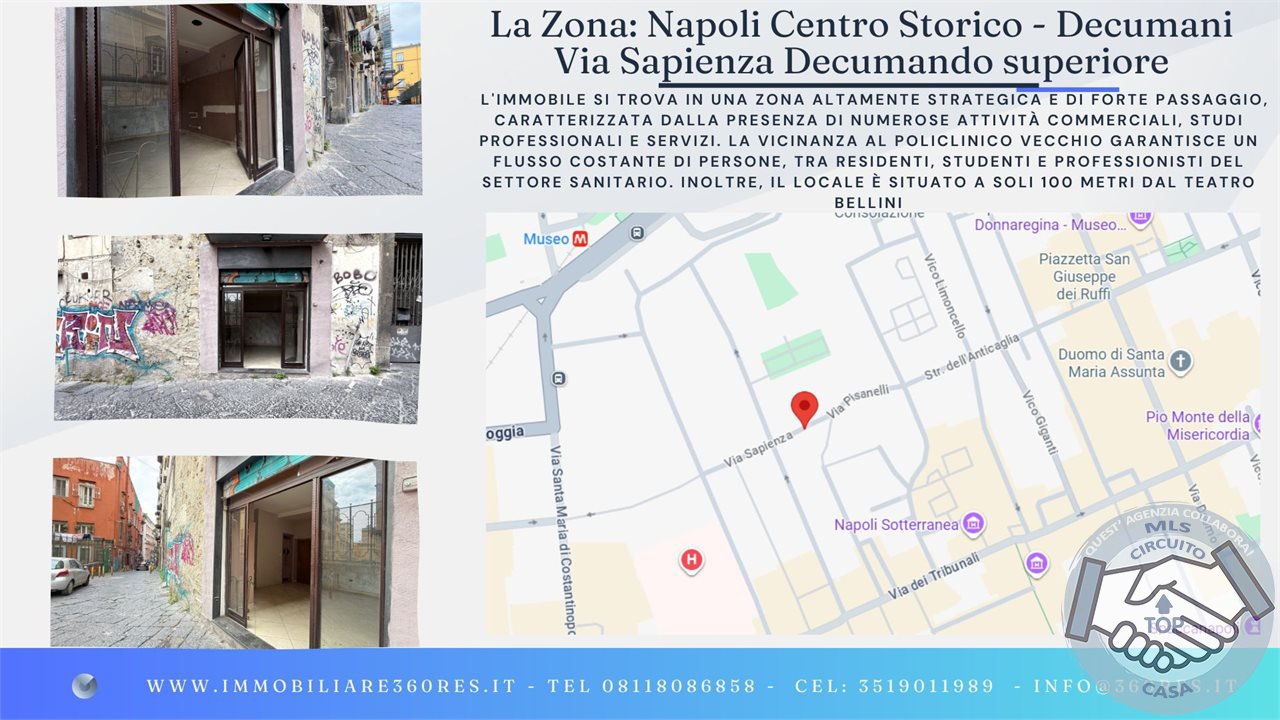 Locale commerciale in vendita a Napoli