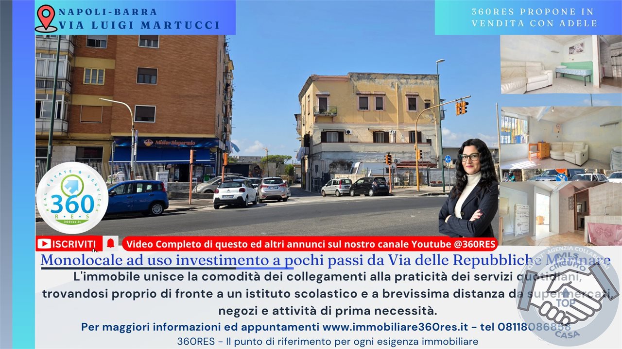 Monolocale in vendita, Napoli barra