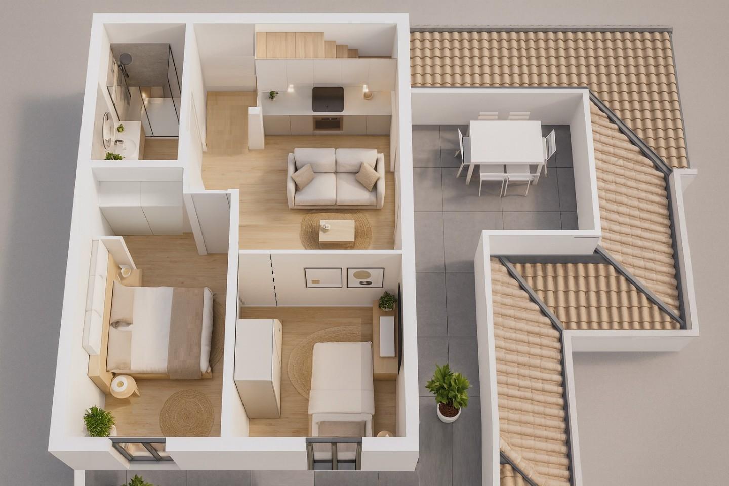 Trilocale con giardino, Camaiore lido di