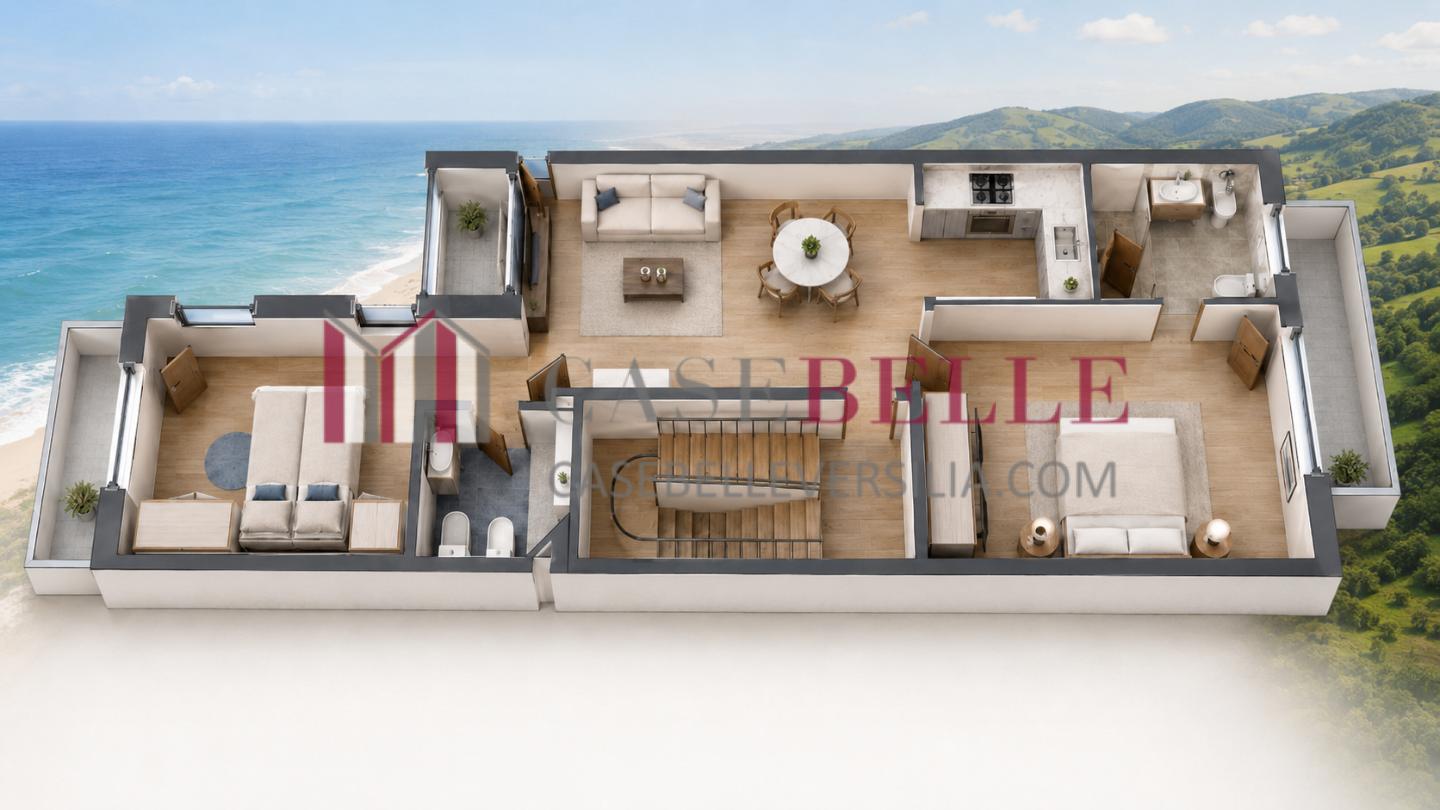 Trilocale ristrutturato, Camaiore lido di