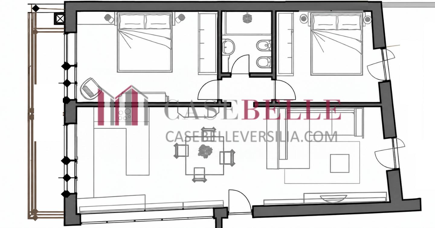 Trilocale nuovo, Camaiore lido di