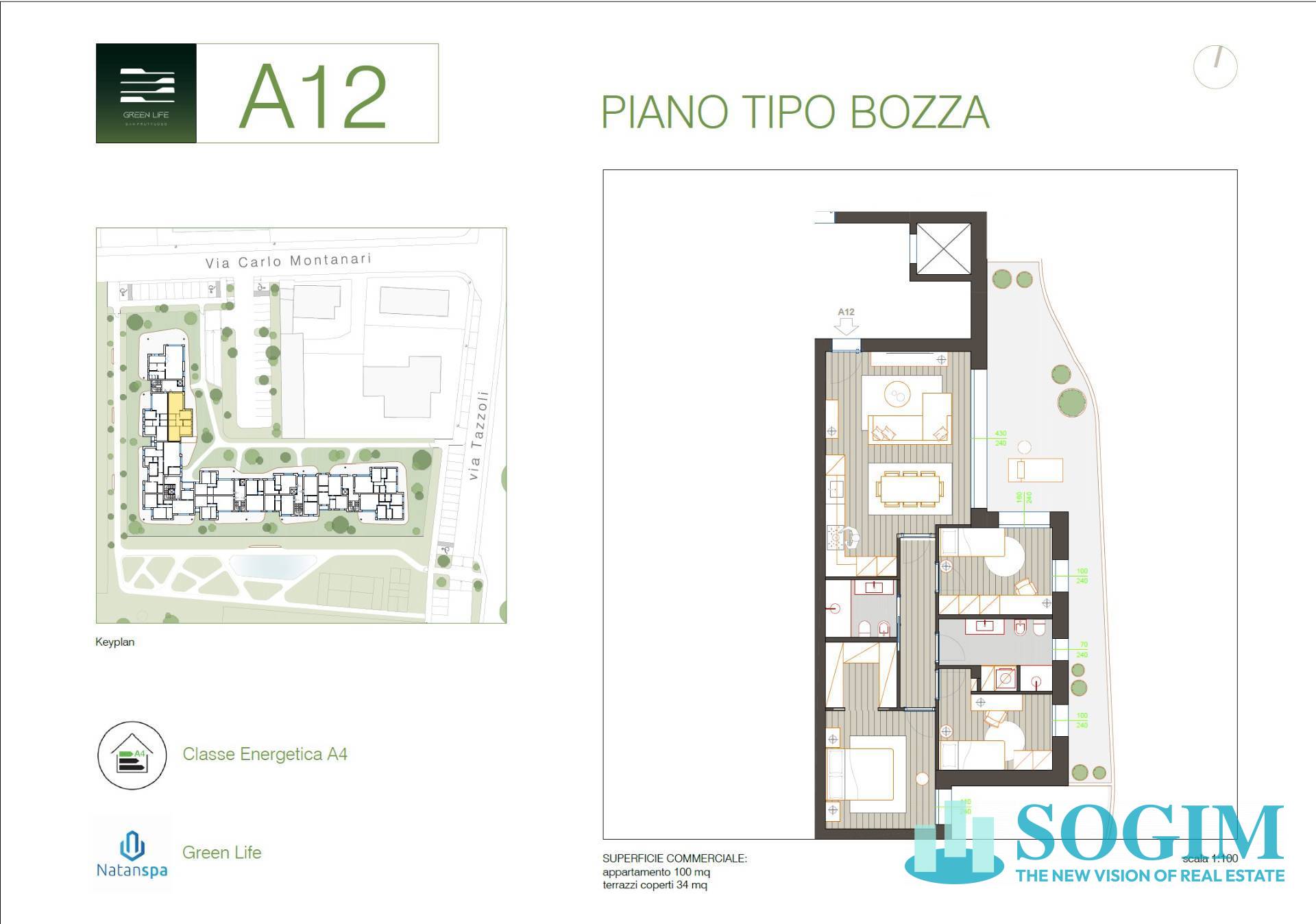 Appartamento in vendita a Monza, San Fruttuoso