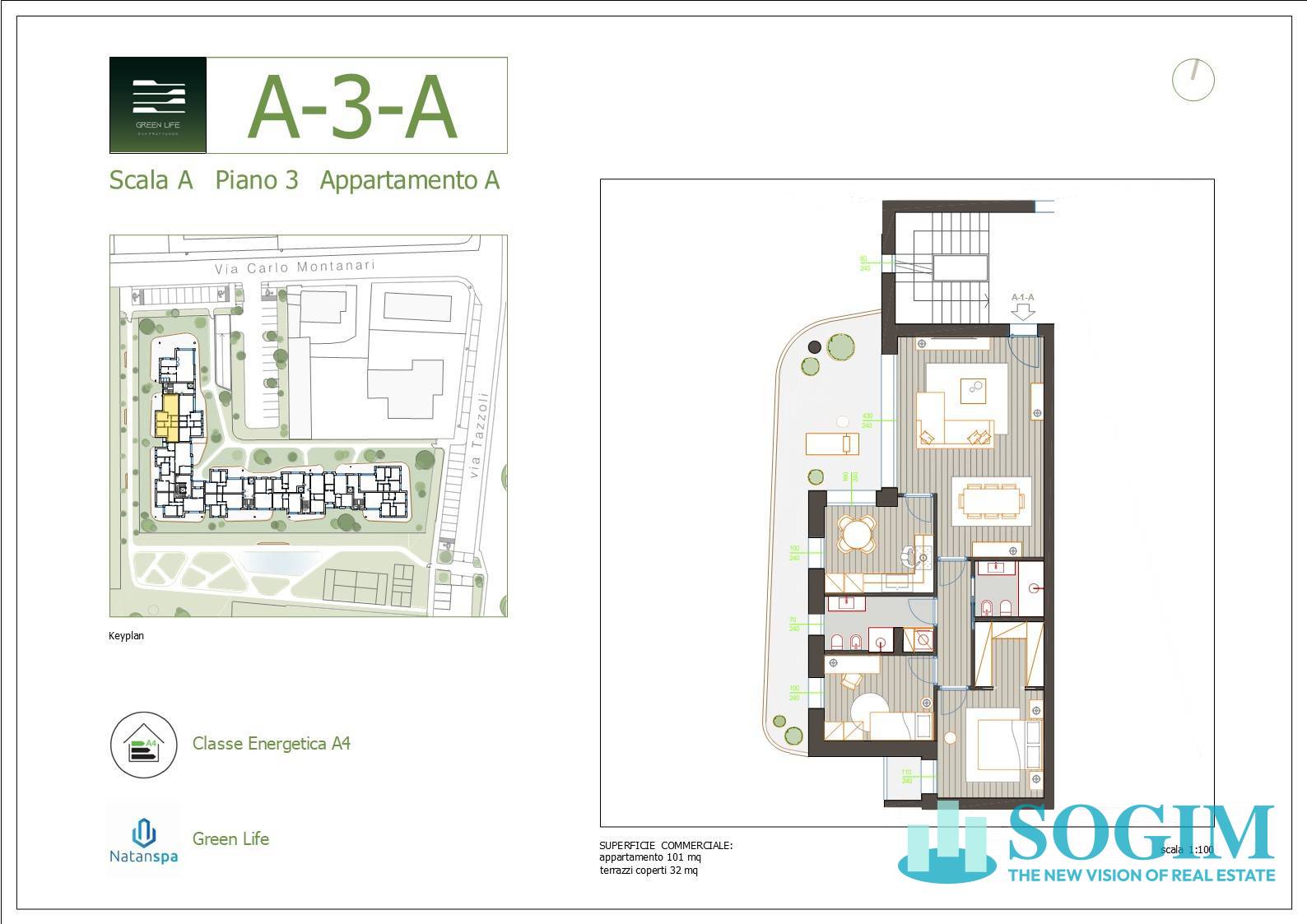 Appartamento in vendita a Monza, San Fruttuoso