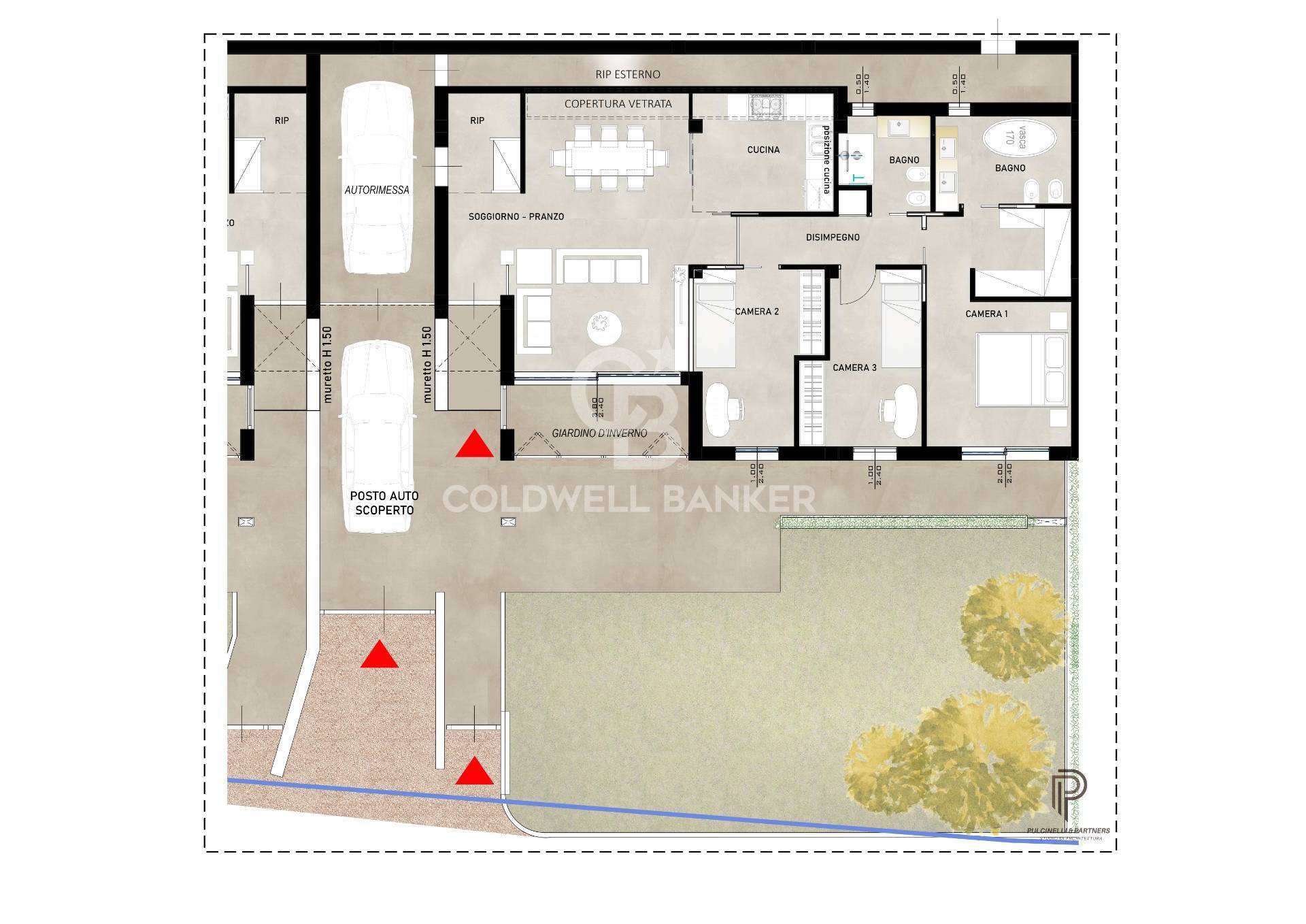 Villa bifamiliare in vendita a Riccione