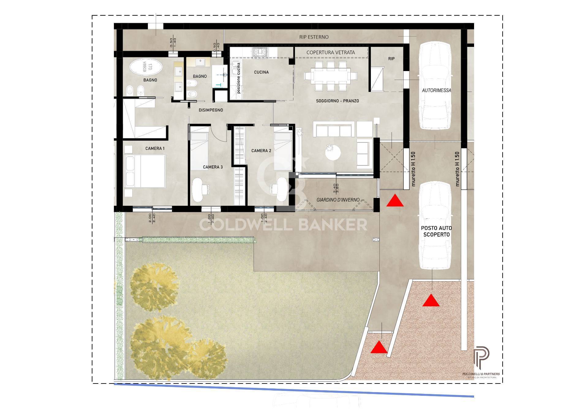 Villa bifamiliare in vendita a Riccione