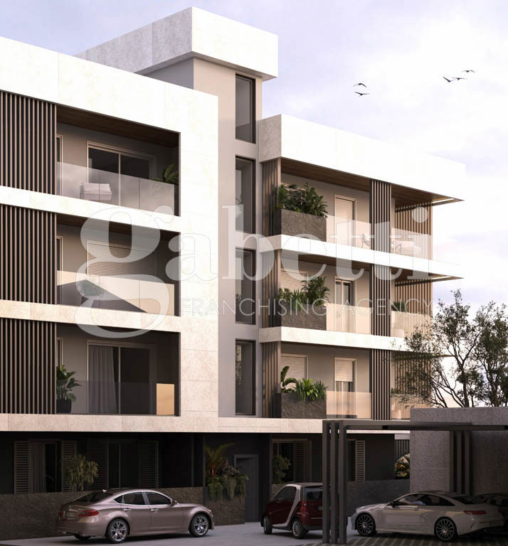 Trilocale con box a Lusciano