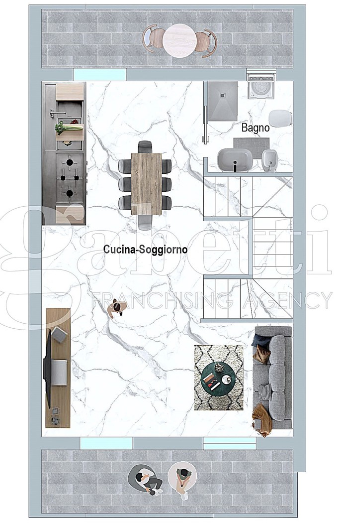 Villa con giardino a Parete