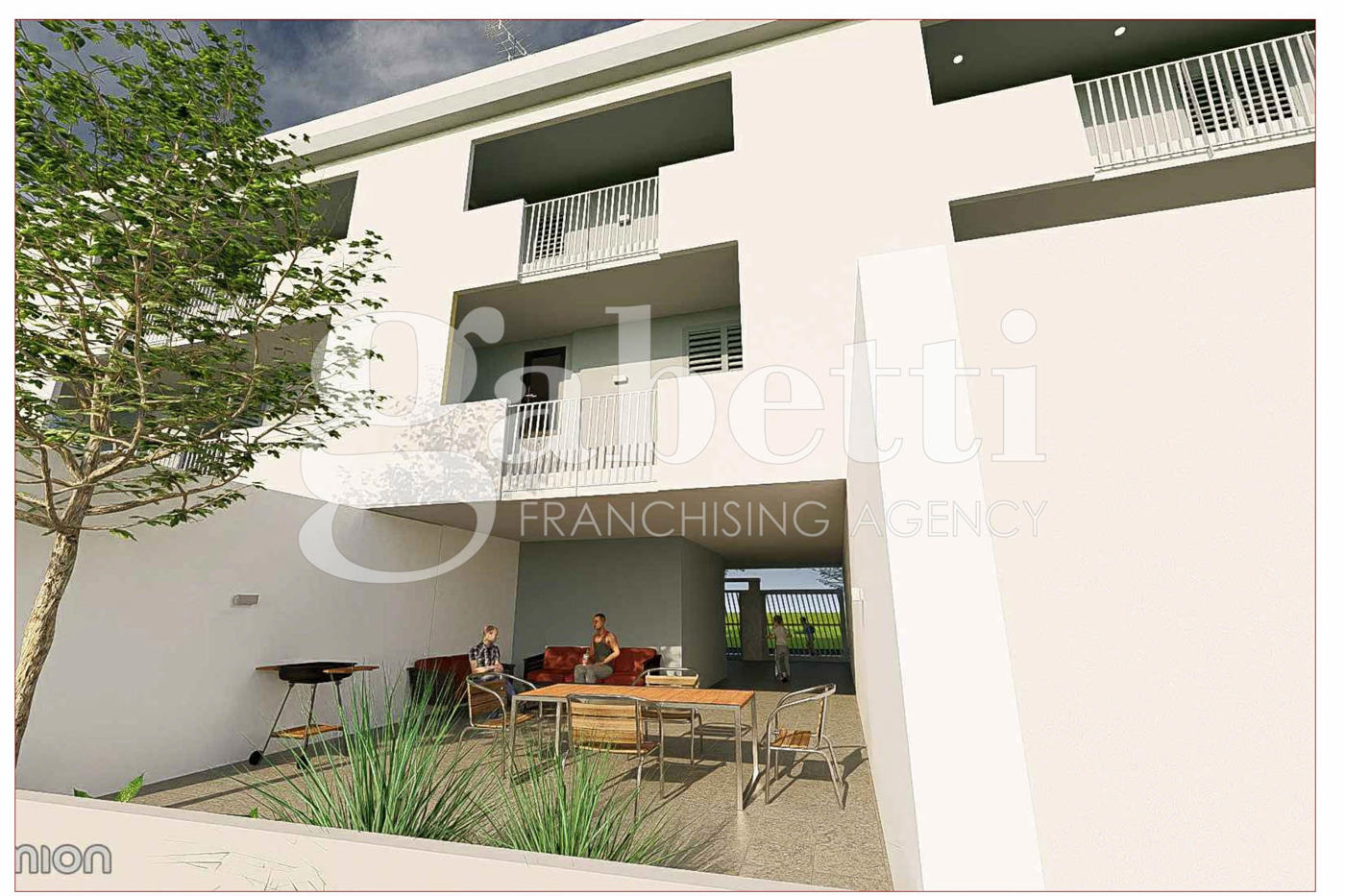 Villa con giardino a Parete