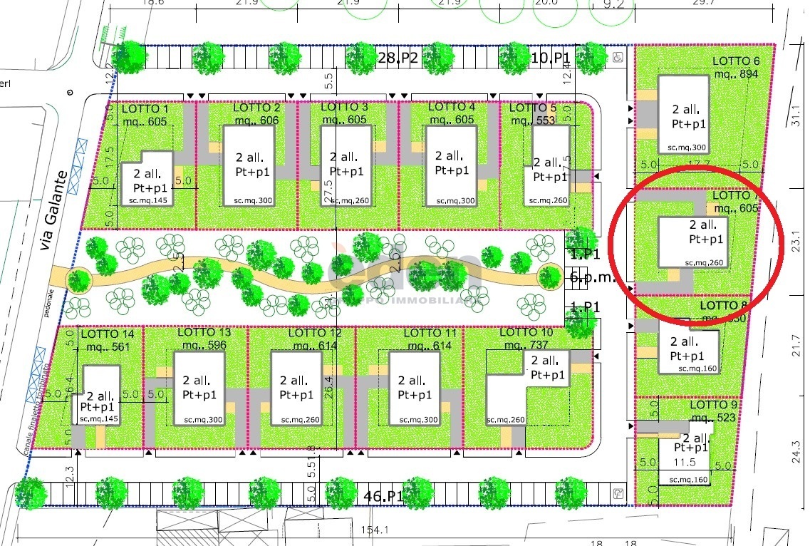 Terreno Agricolo classe A4 in via galante 7, Castelfranco Emilia