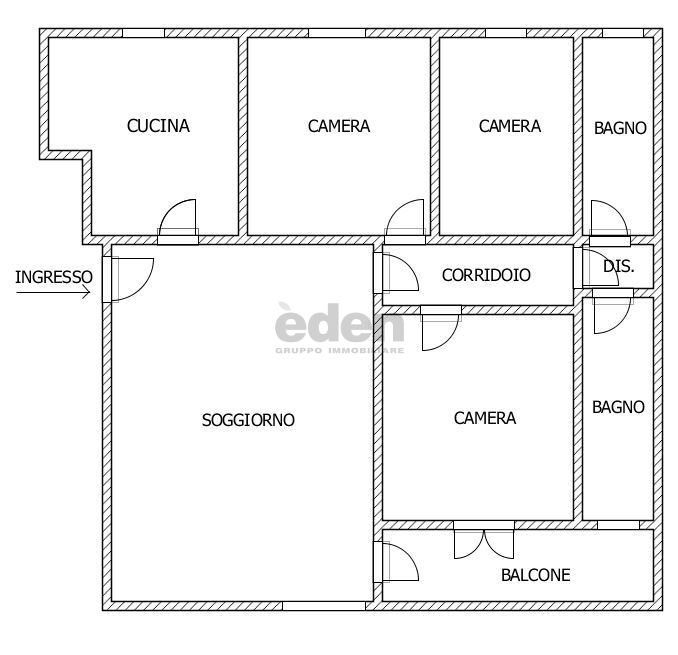 Quadrilocale in vendita in via corsini 16, Modena