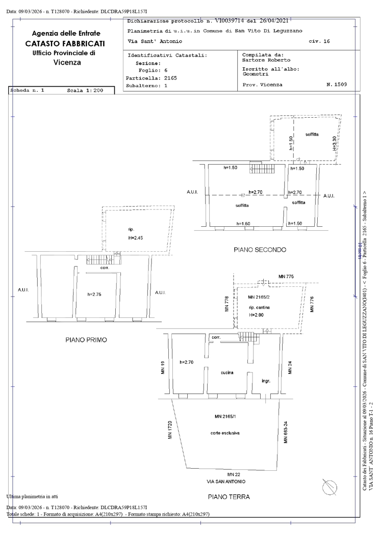 Casa indipendente da ristrutturare a San Vito di Leguzzano