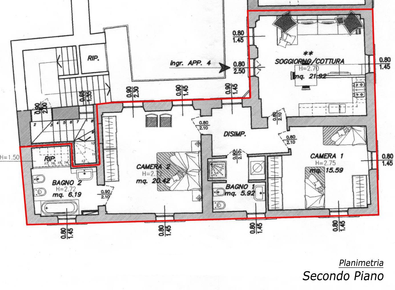 Appartamento in affitto a Oleggio
