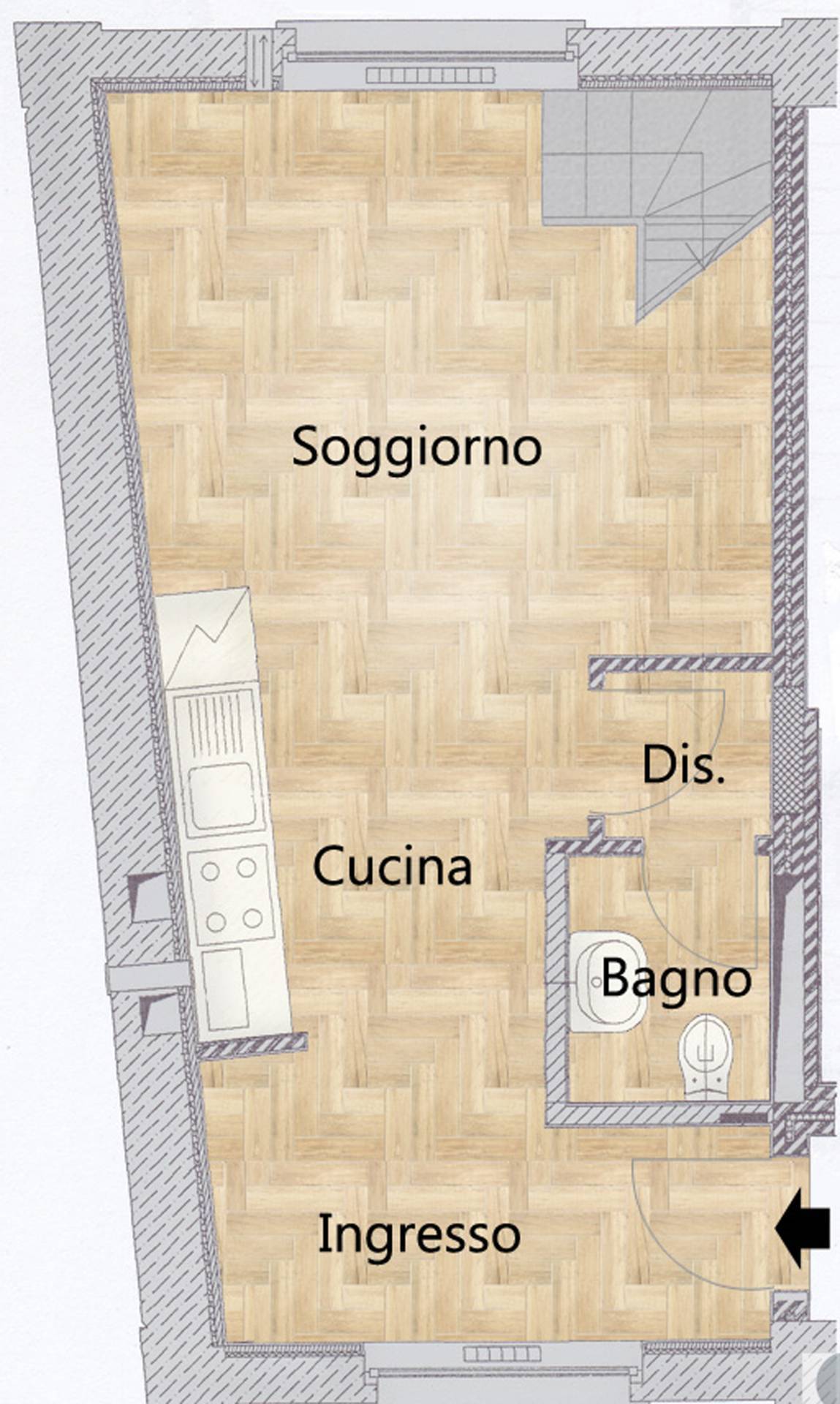 Appartamento in affitto a Oleggio, vicinanze centro