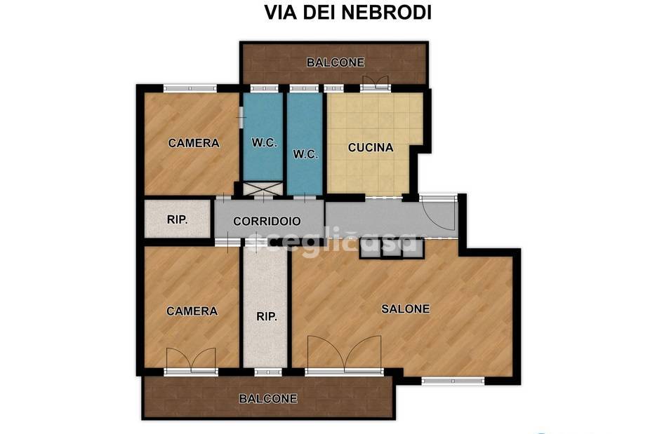 Appartamento in vendita a Palermo, Strasburgo