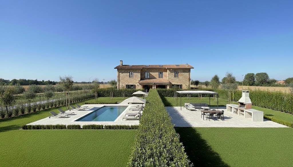 Villa Bifamiliare con giardino a Villa Estense