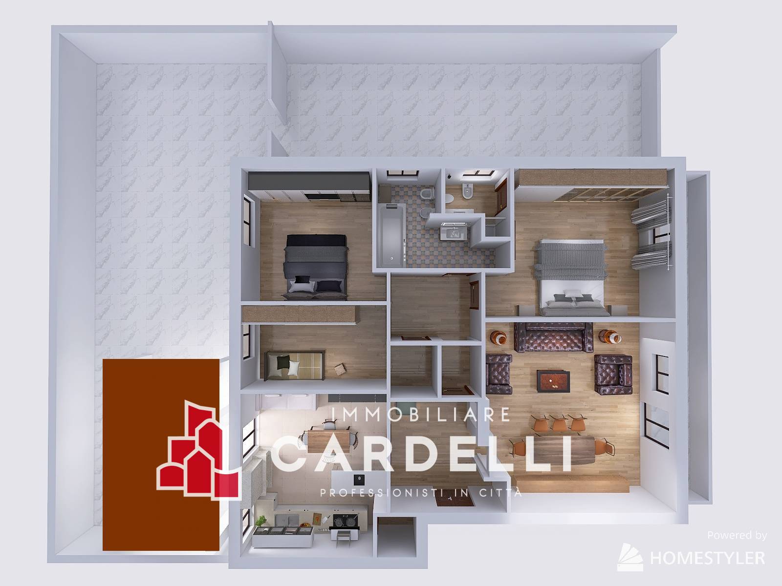 Appartamento in vendita a Monte San Giusto, SEMICENTRO