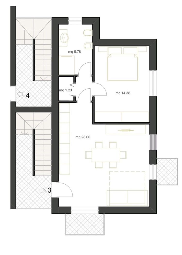 Bilocale in vendita a Legnago