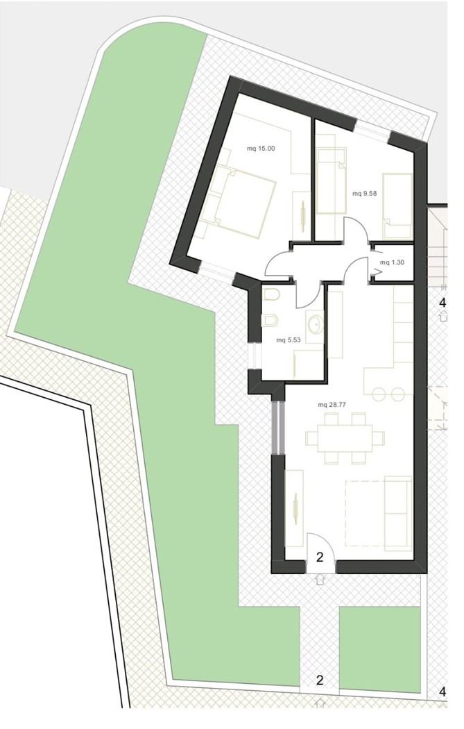 Quadrilocale in vendita a Legnago