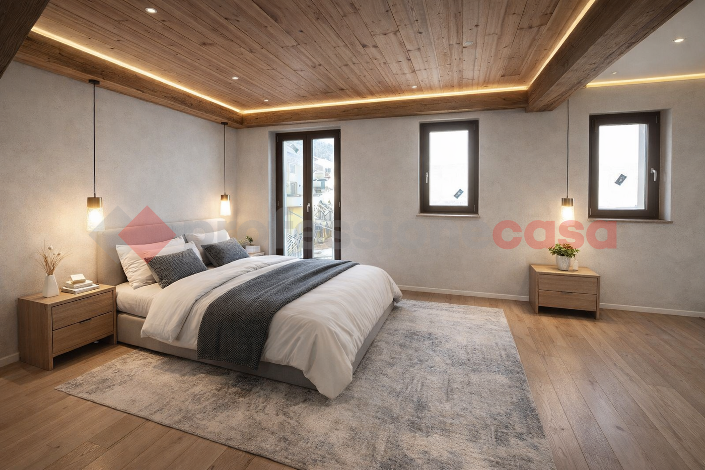 Trilocale con giardino a Pescasseroli