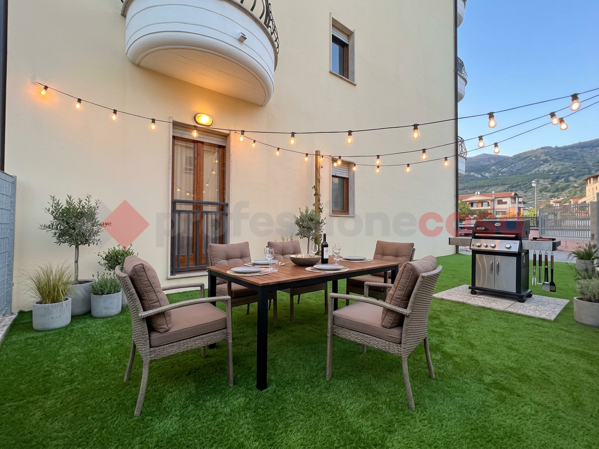 Trilocale con giardino a Avezzano