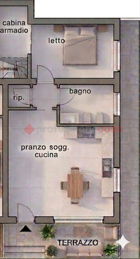 Bilocale ristrutturato a Bovolone
