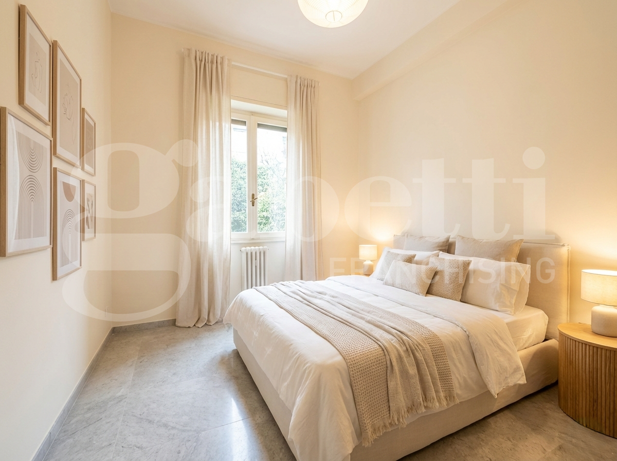 Trilocale con giardino a Brescia