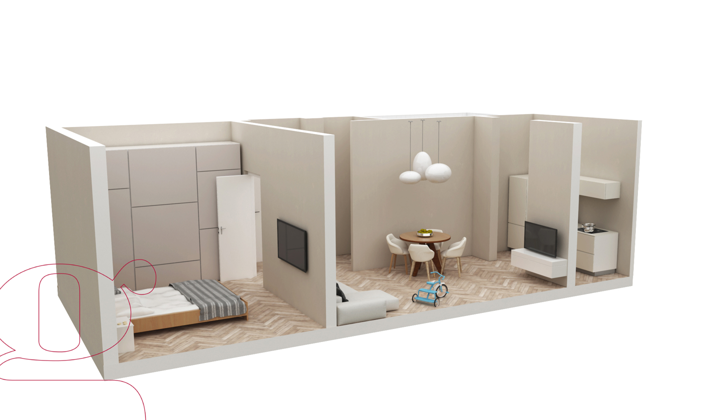 Monolocale nuovo a Roma