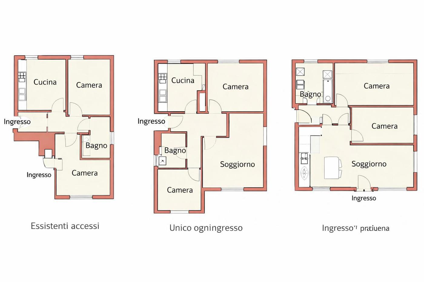 Trilocale da ristrutturare a Collegno