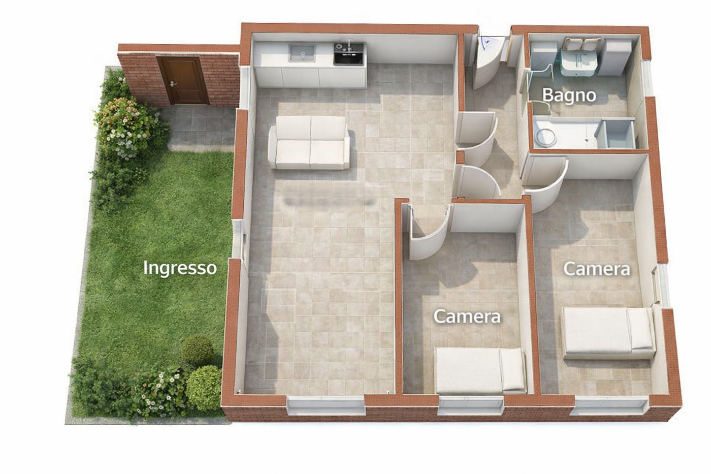 Quadrilocale ristrutturato a Collegno