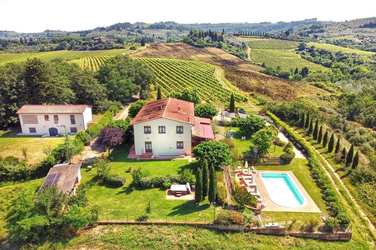 Rustico con giardino, Certaldo fiano