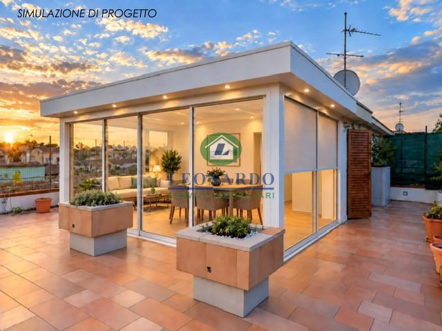Attico con terrazzi a Montecatini-Terme
