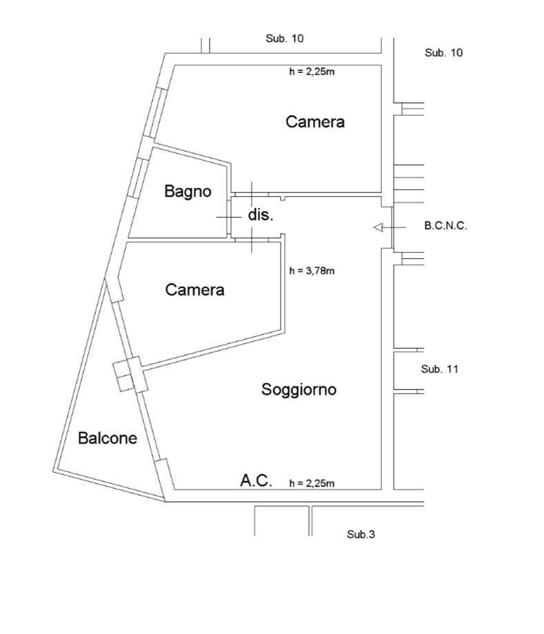 Quadrilocale in vendita a Civita Castellana